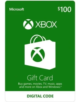 Xbox Карта Пополнения 100 (USD) США Xbox Карта Пополнения 100 (USD) США
