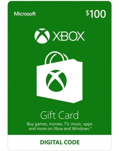 Xbox Карта Пополнения 100 (USD) США