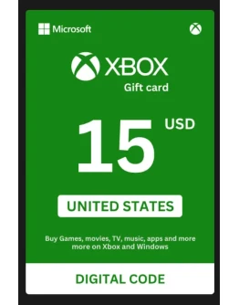 Xbox Карта Пополнения 15 (USD) США