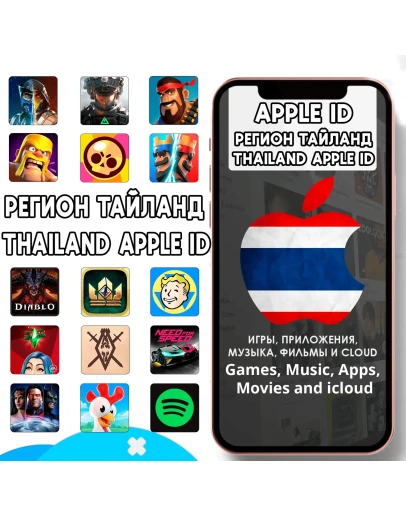 ТАИЛАНД ТАИЛАНДСКИЙ APPLE ID ЛИЧНЫЙ iPhone AppStore ТАИЛАНД ТАИЛАНДСКИЙ APPLE ID ЛИЧНЫЙ iPhone AppStore