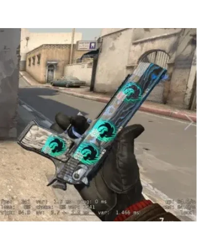 Desert Eagle Blue Ply С 4 СЛУЧАЙНЫМИ НАКЛЕЙКАМ