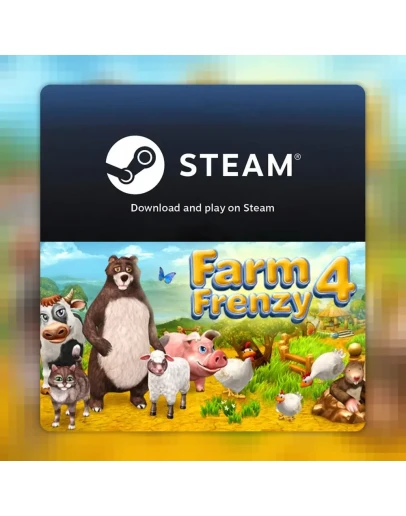 Веселая Ферма Farm Frenzy 4 (РФ) ПК PC STEAM КЛЮЧ