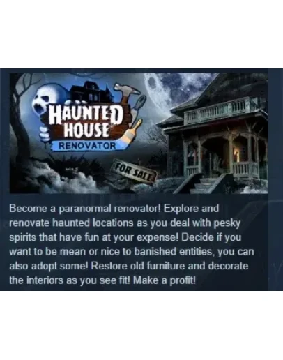 Haunted House Renovator АВТОДОСТАВКА STEAM РОССИЯ