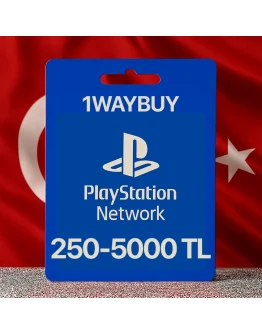 ТУРЦИЯ PlayStation Netwoк 250-5000 TL ПСН TURKEY