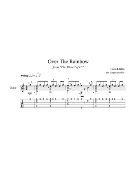 Over The Rainbow (Волшебник страны Оз) ноты для гитары