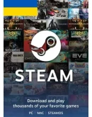 STEAM УКРАИНА КАРТЫ ПОПОЛНЕНИЯ 50 - 5000 UAH