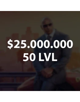 Деньги 25.000.000 50 LVL Max Skills