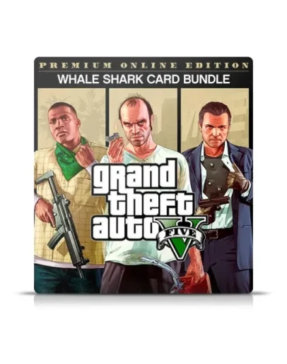 GTA 5 : PREMIUM &amp WHITE SHARK CARD BUNDLE XBOX KEY