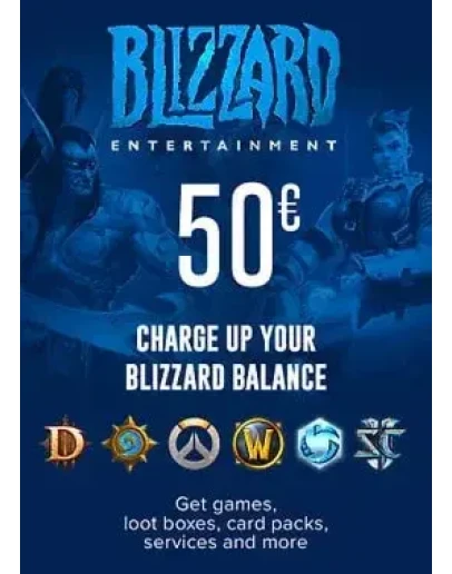 Battle.net 50 EUR Подарочная Карта Blizzard