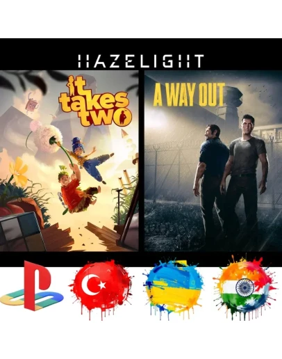 Hazelight Bundle PS4/PS5/PS/A WAY OUT/It Takes Two