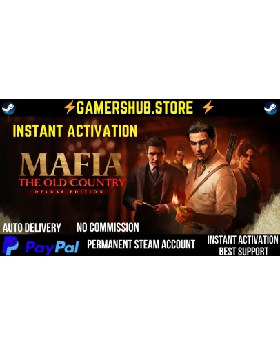 Mafia The Old Country Deluxe STEAM NO QUEUE INSTANT Mafia The Old Country Deluxe STEAM NO QUEUE INSTANT