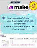 MAKE.COM ПЛАН TEAMS/PRO 1/12 МЕСЯЦЕВ