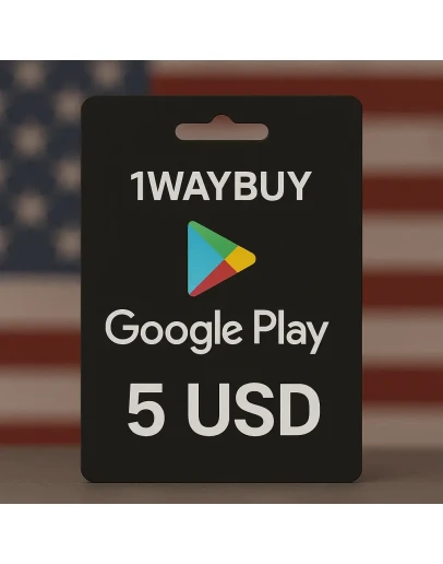 СШАГУГЛ ПЛЕЙ 5 USDПодарочная карта код оплаты