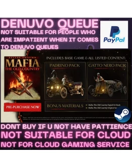 Mafia The Old Country Deluxe +DENUVO на 90 дней