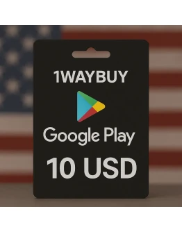 СШАГУГЛ ПЛЕЙ 10 USDПодарочная карта код оплаты