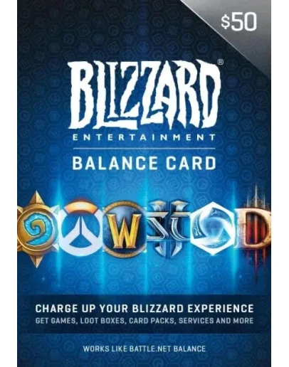 Battle.net 50 USD Подарочная Карта Blizzard