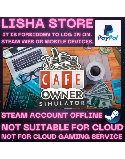 Cafe Owner Simulator + Farm DLC Стим На 30 или 90 дней