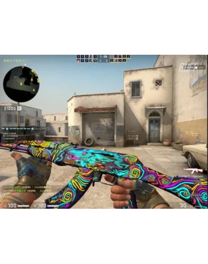 StatTrak AK-47 ПОЖЕЛАНИЕ НА НОЧЬ НЕМНОГО ПОНОШЕННОЕ