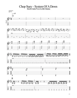 Табы Kfir Ochaion - System Of A Down - Chop Suey!