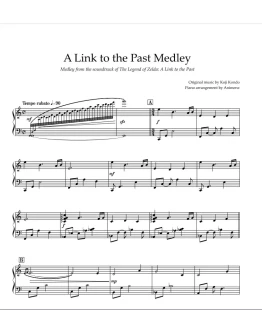 Ноты Animenz - Zelda - A Link to the Past OST Medley