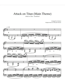 Ноты Animenz - Attack on Titan (Main) - Attack on Titan Ноты Animenz - Attack on Titan (Main) - Attack on Titan