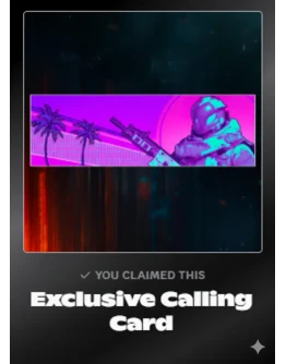 COD Black Ops 7 Disco Soldier Calling Card - Global Key