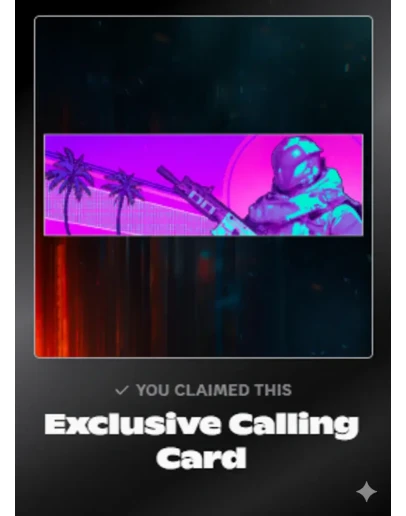 COD Black Ops 7 Disco Soldier Calling Card - Global Key