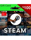Карта пополнения STEAM 100 TL ТУРЦИЯ карта оплаты