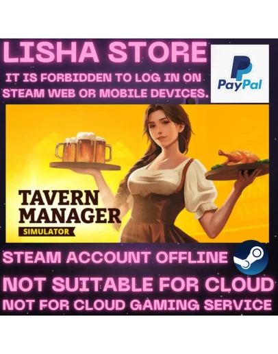 Tavern Manager Simulator Стим Оффлайн На 30 или 90 дней
