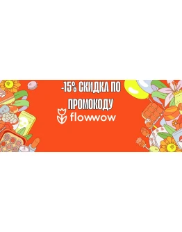 Подарочный код Flowow 15 на первый заказ