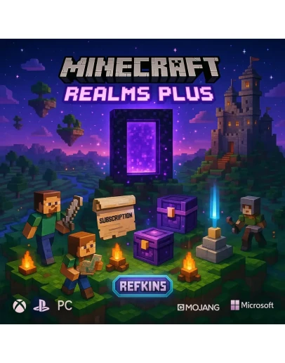 MINECRAFT REALMS PLUS ПОДПИСКА +ПРОДЛЕНИЕ +MARKETPLACE