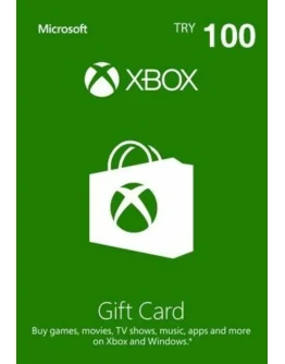 Xbox Live 100 TL Gift Card Turkey