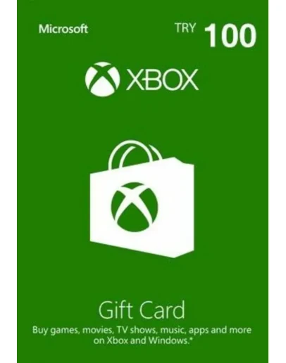 Xbox Live 100 TL Gift Card Turkey