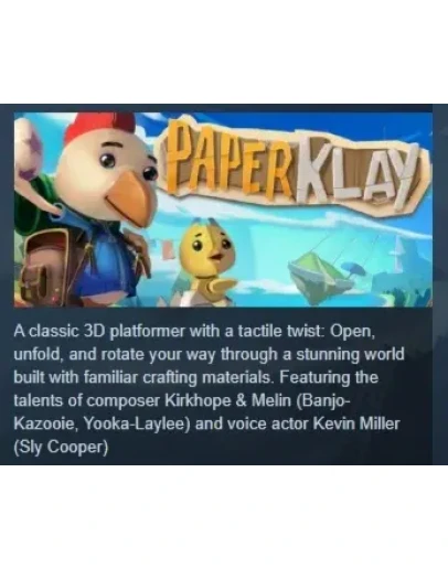 PaperKlay АВТОДОСТАВКА STEAM РОССИЯ