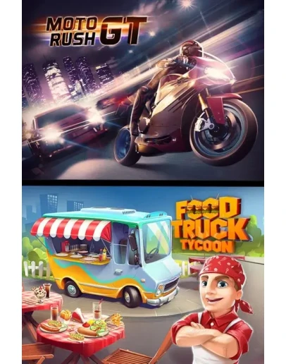 Moto Rush GT + Food Truck Tycoon Xbox активация