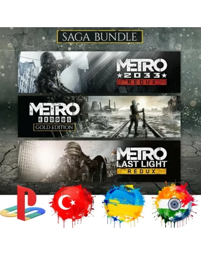 Metro Saga Bundle PS4/PS5/Турция/Украина/Индия/PS