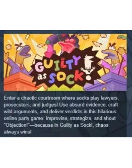 Guilty as Sock! АВТОДОСТАВКА STEAM РОССИЯ Guilty as Sock! АВТОДОСТАВКА STEAM РОССИЯ
