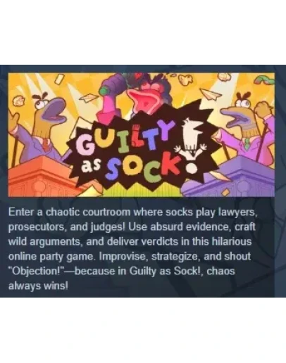 Guilty as Sock! АВТОДОСТАВКА STEAM РОССИЯ