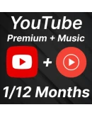1/12 YOUTUBE PREMIUM + МУЗЫКА НА ВАШ АККАУНТ БЫСТРО