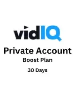 Личный аккаунт VidIQ Boost 30-дневный доступ