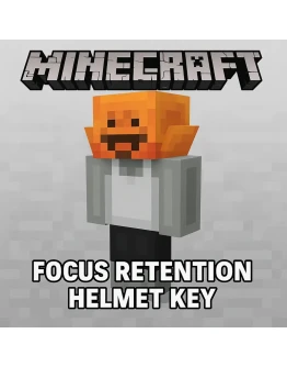 Minecraft Focus Retention Helmet KeyJava/Bedrock Minecraft Focus Retention Helmet KeyJava/Bedrock