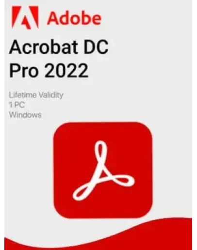 Adobe Acrobat Pro DC 2022 ОС Windows 1 PC Lifetime