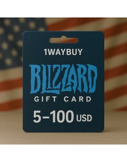 СШАБлиззард Battle.net 5-100 USD Подарочная карта код СШАБлиззард Battle.net 5-100 USD Подарочная карта код