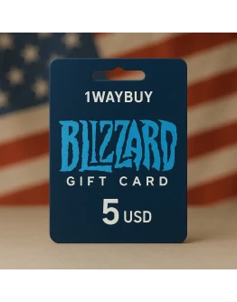 СШАБлиззард Battle.net 5 USD Подарочная карта код СШАБлиззард Battle.net 5 USD Подарочная карта код