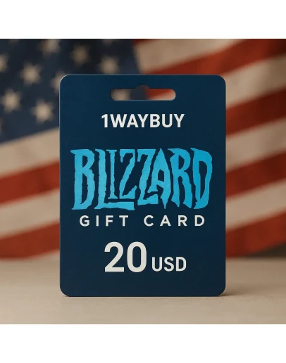 СШАБлиззард Battle.net 20 USD Подарочная карта код