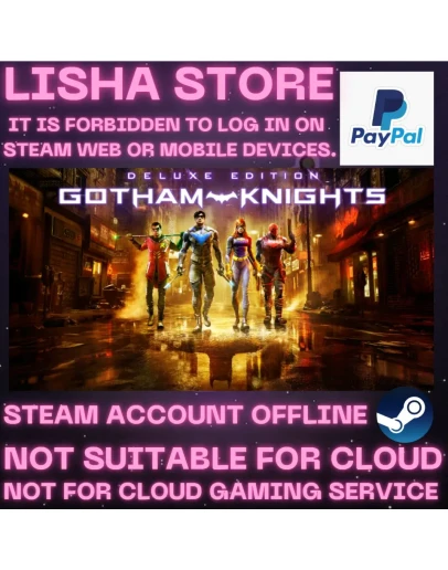 Gotham Knights Deluxe Edition Стим На 30 или 90 дней