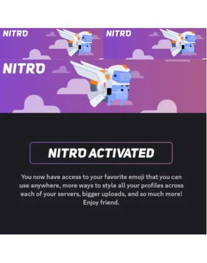 Discord Nitro 1 год подписки на вашу учетную запись
