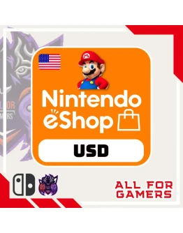 Nintendo Карта eShop 5-10-20-35-45-50-70-100 США