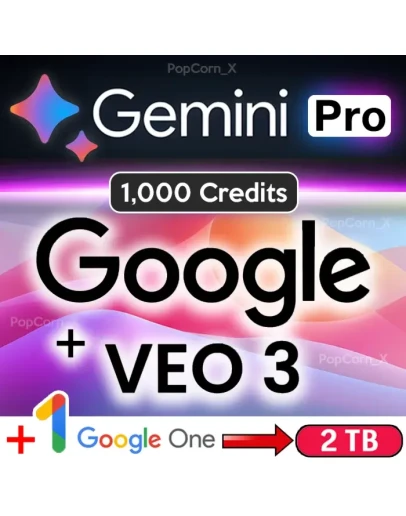 Gemini AI PRO VEO 3 + FLOW 1000 Credits ЧАСТНЫЙ