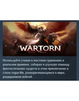 Wartorn АВТОДОСТАВКА STEAM РОССИЯ